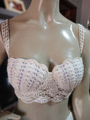 Conjunto Top + Saia Forrada de Crochê (PROMOÇÃO) Peça Unica a pronta entrega