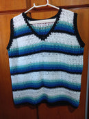 Camiseta Regata Masculina de Crochê ( PEÇA ÚNICA )