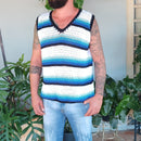 Camiseta Regata Masculina de Crochê ( PEÇA ÚNICA )