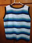 Camiseta Regata Masculina de Crochê ( PEÇA ÚNICA )