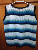 Camiseta Regata Masculina de Crochê ( PEÇA ÚNICA )